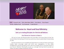 Tablet Screenshot of heartandsoulministriesinc.com